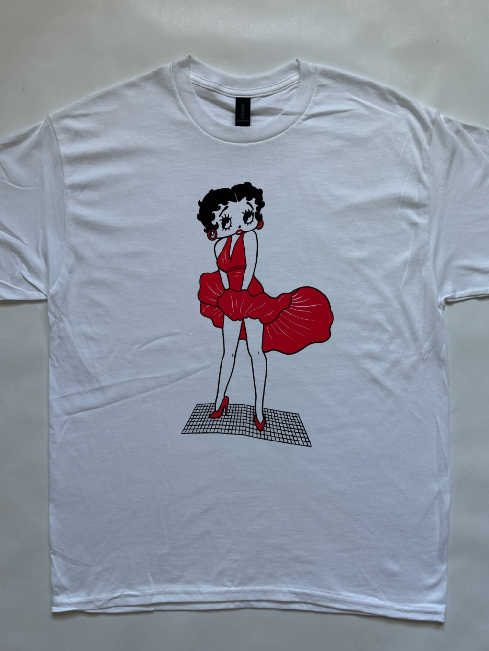Vintage Betty boop bootleg tee repro Justin Bieber vtg Americana heritage tshirt